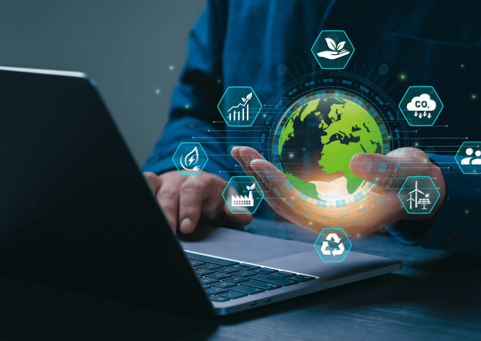 Site internet affichant ses engagements RSE et bonnes pratiques inspirantes pour se démarquer durablement.