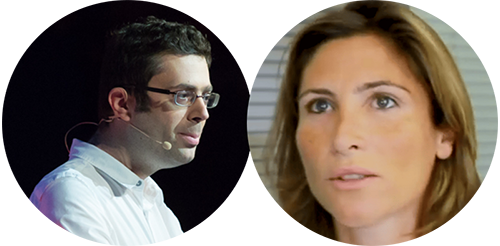 Nicolas Bouzou & Julia de Funès