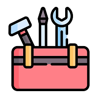 Logo représentant une boit à outils pleine.