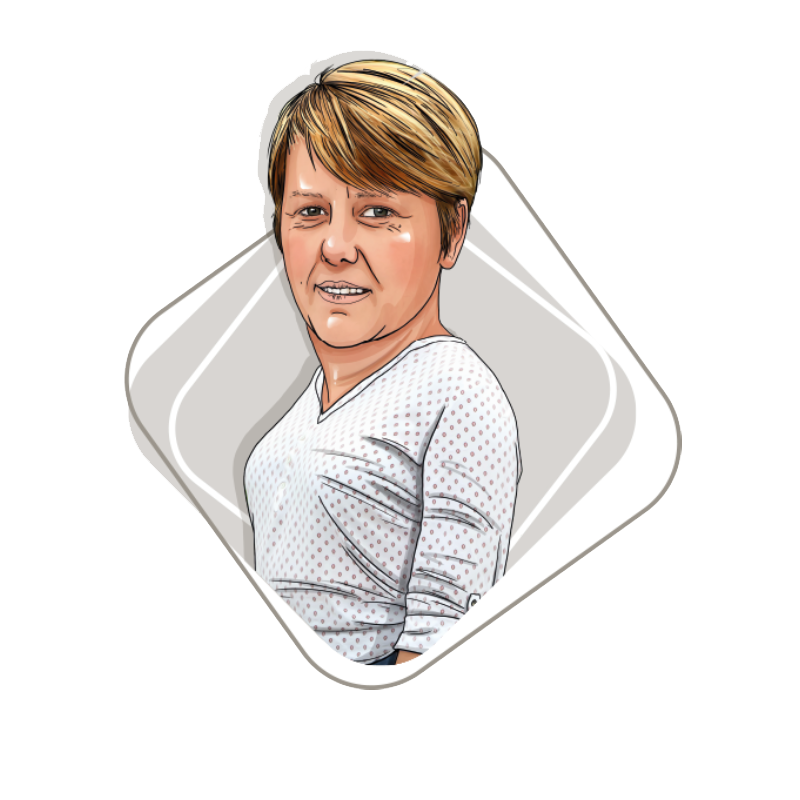 Caricature de Fabienne